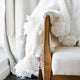 Braided Pom Pom Throw