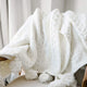 Braided Pom Pom Throw