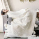 Braided Pom Pom Throw