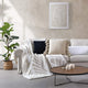 Braided Throw Pillow Black