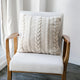 Braided Throw Pillow Sahara Tan