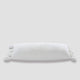 Braided Pom Pom Lumbar Pillow Off White