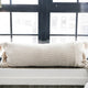 Braided Pom Pom Lumbar Pillow Sahara Tan