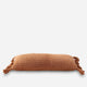Braided Pom Pom Lumbar Pillow Sienna