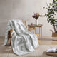 Casablanca Throw Cloud Gray - Off White
