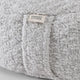 Crystal Meditation Pillow Cloud Gray