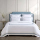 Frame Premium Bamboo Duvet Cover White - Denim