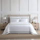 Frame Premium Bamboo Duvet Cover White - Sage