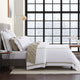 Frame Premium Bamboo Duvet Cover White - Taupe