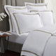 Frame Premium Bamboo Duvet Cover White - Taupe