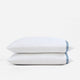 Frame Premium Bamboo Pillowcase Set White - Denim