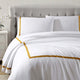 Frame Premium Bamboo Pillowcase Set White - Gold