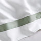 Frame Premium Bamboo Pillowcase Set White - Sage