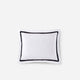 Frame Premium Bamboo Sham Set White - Black