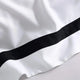 Frame Premium Bamboo Sham Set White - Black