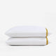 Frame Premium Bamboo Pillowcase Set White - Gold