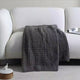 Waffle Lightweight Throw Granite