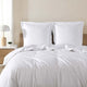 Natural Premium Bamboo Euro Sham Clear White