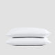 Natural Premium Bamboo Pillowcase Set Clear White