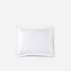 Natural Premium Bamboo Sham Set Clear White