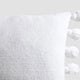 Pom Pom Throw Pillow Off White