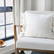 Pom Pom Throw Pillow Off White