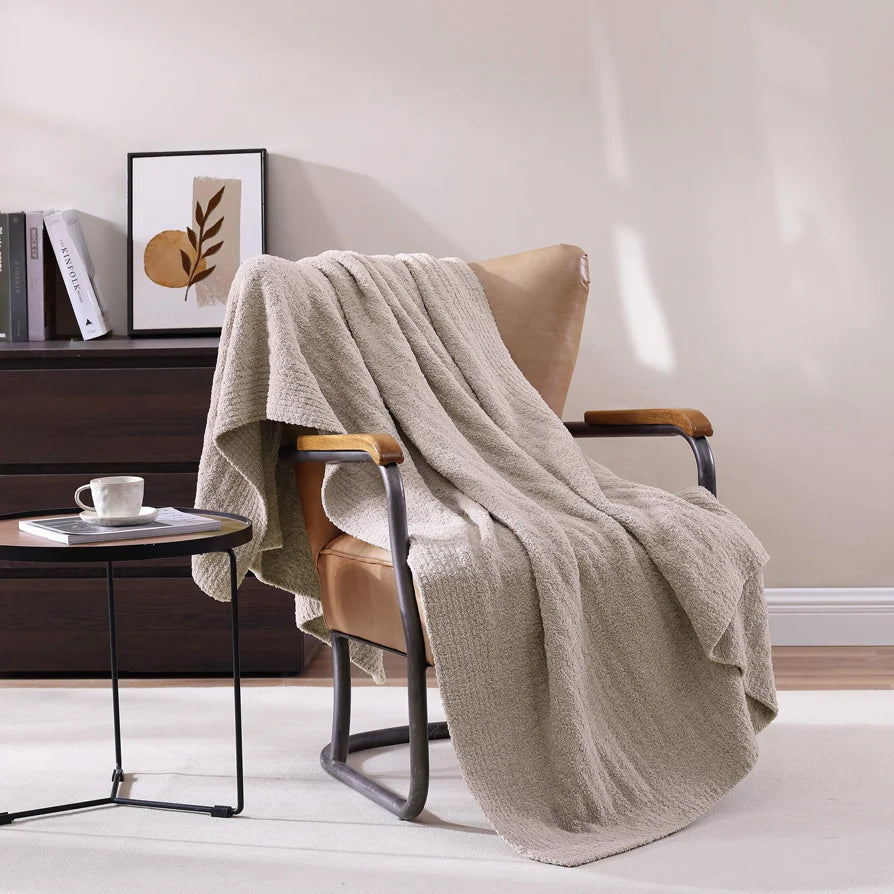 Plain grey throw hotsell