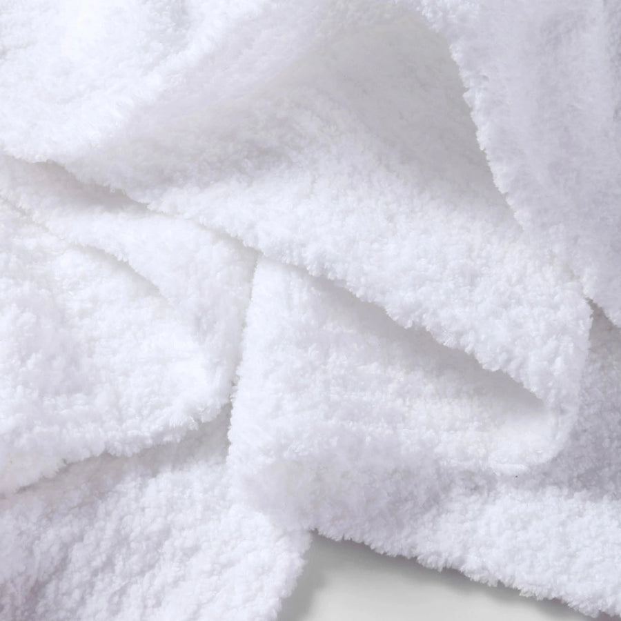 Snug Bed Blanket Clear White