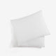 Snug Sham Set Clear White