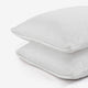 Snug Sham Set Clear White