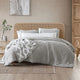Snug Stitch Comforter Cloud Gray