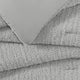Snug Stitch Comforter Cloud Gray