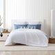 Snug Waffle Comforter Cloud Clear White