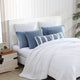 Snug Waffle Comforter Cloud Clear White