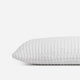 Snug Waffle Lumbar Pillow Clear White