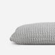 Snug Waffle Lumbar Pillow Cloud Gray