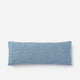 Snug Waffle Lumbar Pillow Denim