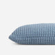 Snug Waffle Lumbar Pillow Denim