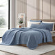 Snug Waffle Lumbar Pillow Denim