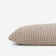 Snug Waffle Lumbar Pillow Taupe