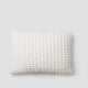 Snug Waffle Mini Pillow Off White
