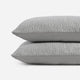 Snug + Bamboo Sham Set Cloud Gray
