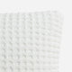 Snug Waffle Throw Pillow Clear White