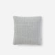 Snug Waffle Throw Pillow Cloud Gray