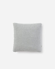 Snug Waffle Throw Pillow Cloud Gray