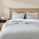 Snug Waffle Comforter Bundle Cloud Gray