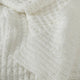 Waffle Lightweight Throw Off White