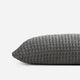 Snug Waffle Lumbar Pillow Granite