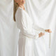 Butter Modal Robe Clear White