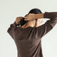 Cosset Cropped Sweatshirt Chocolate